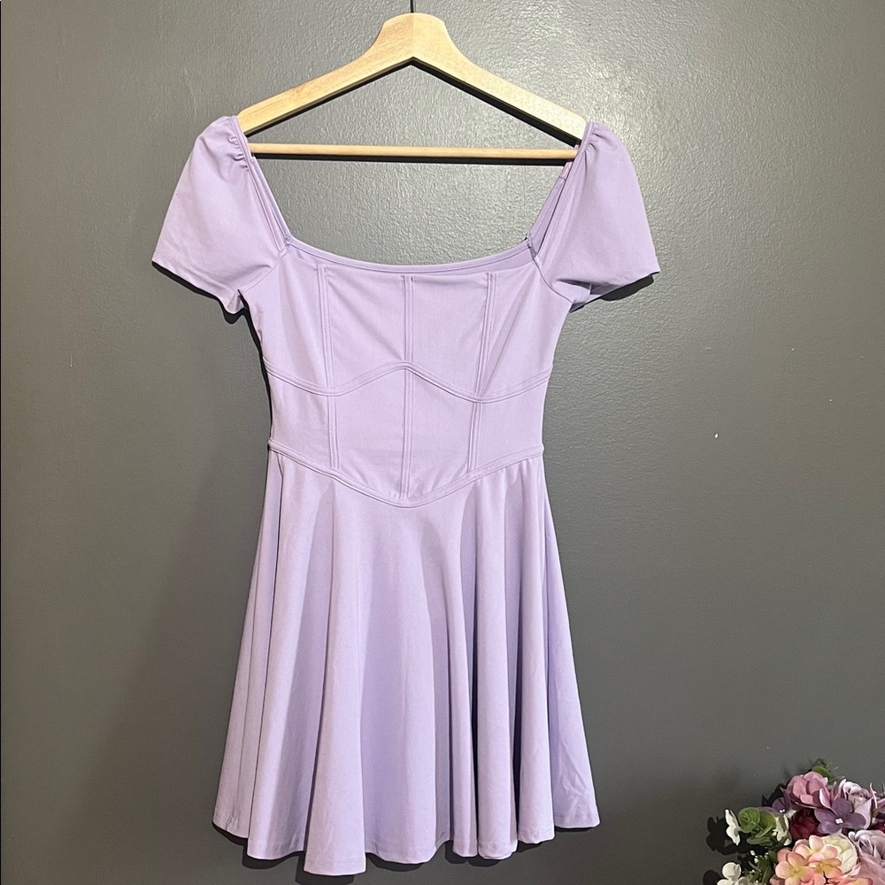 OGL Icy Air Square Corset Inspired Flounce Dress - Picture 2 of 10